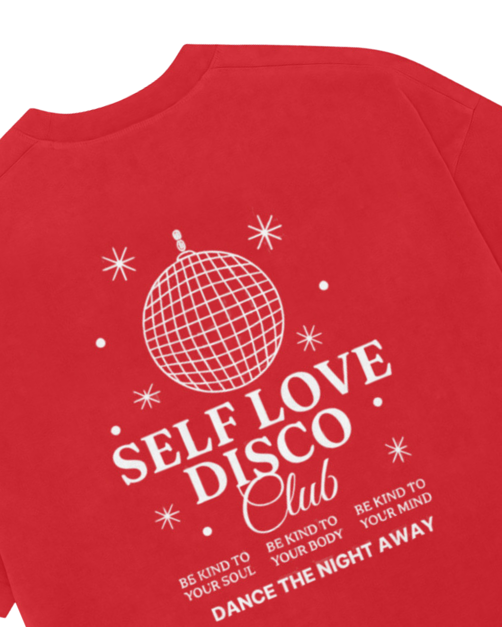 The Self Love Disco Club Tee - Red