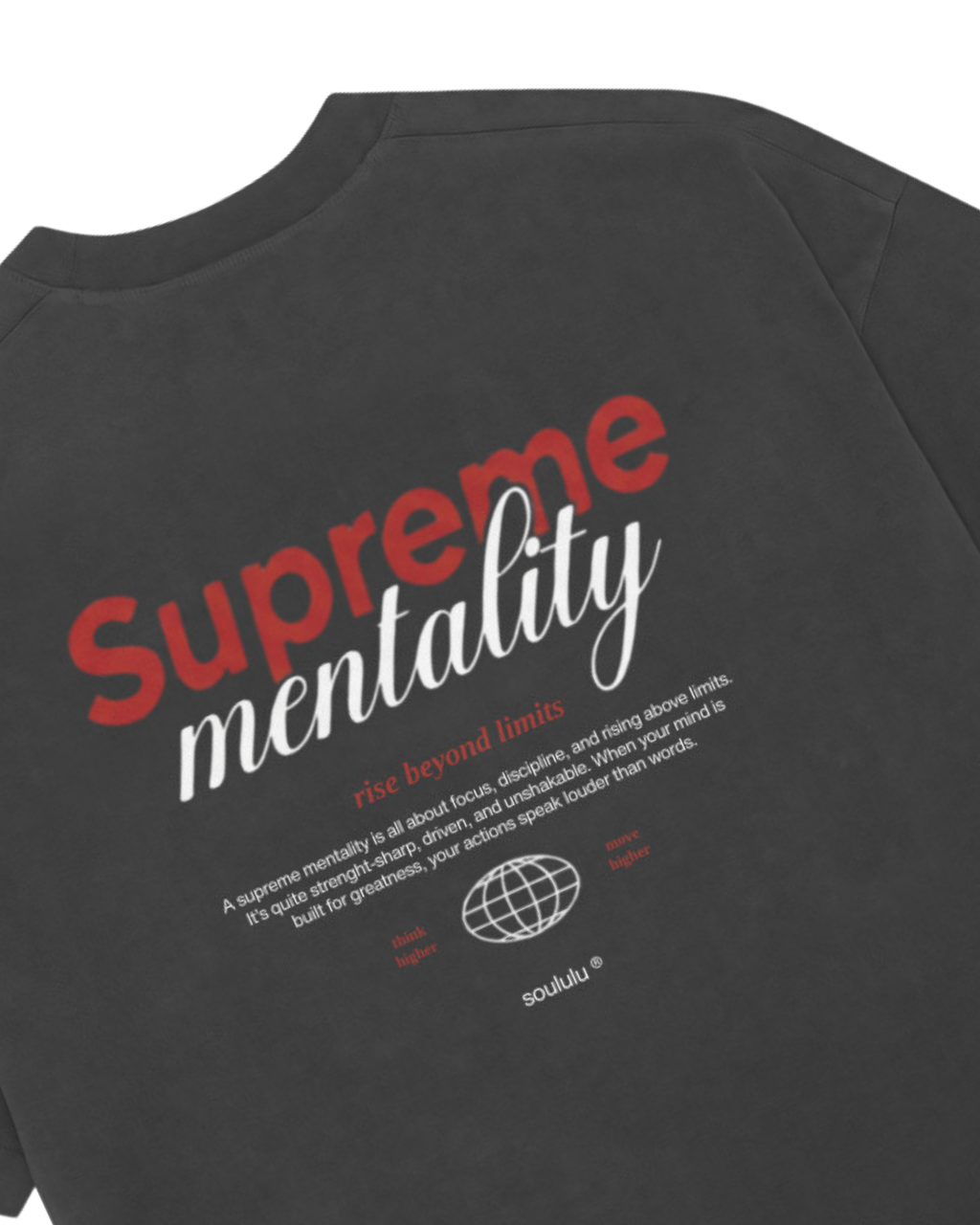 The Supreme Mentality Tee - Black