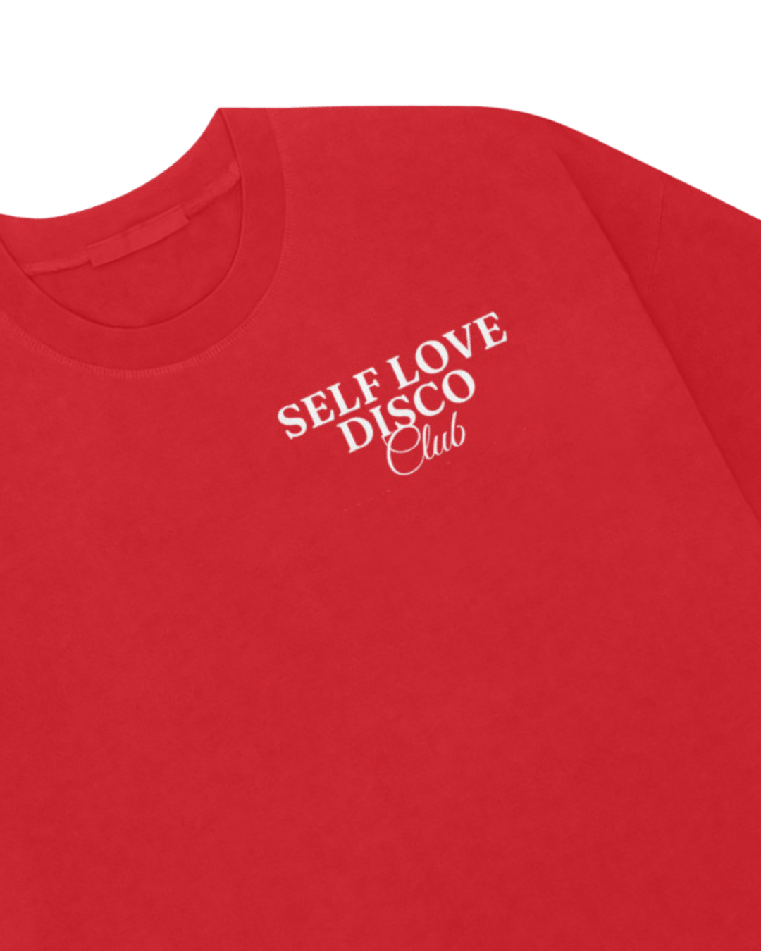 The Self Love Disco Club Tee - Red