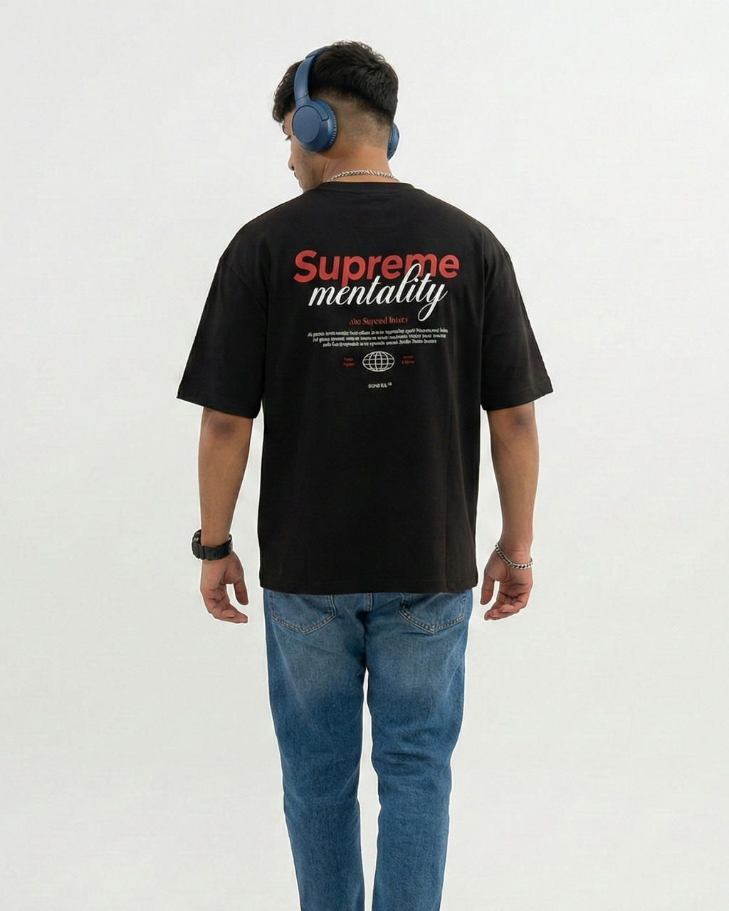 The Supreme Mentality Tee - Black