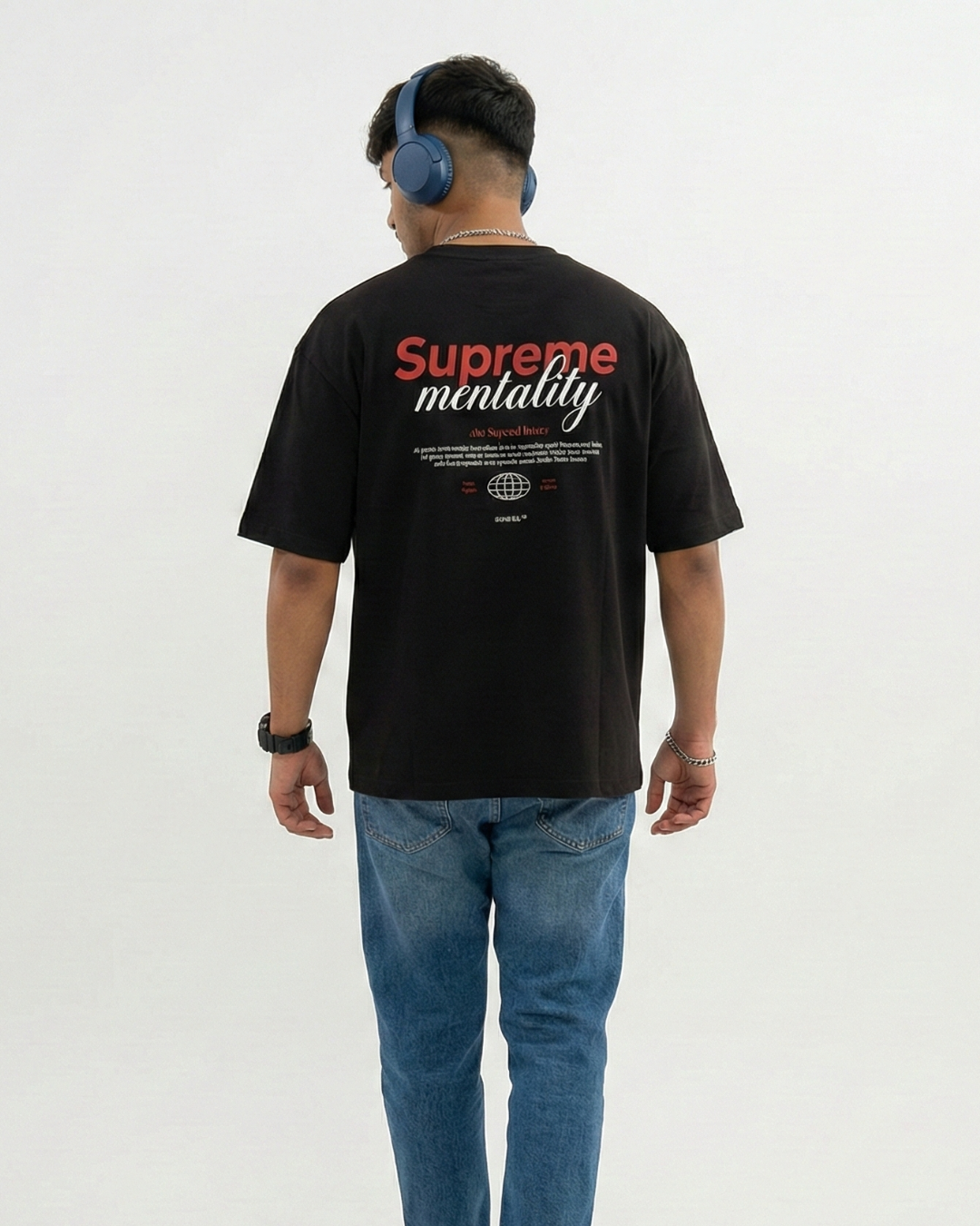 The Supreme Mentality Tee - Black