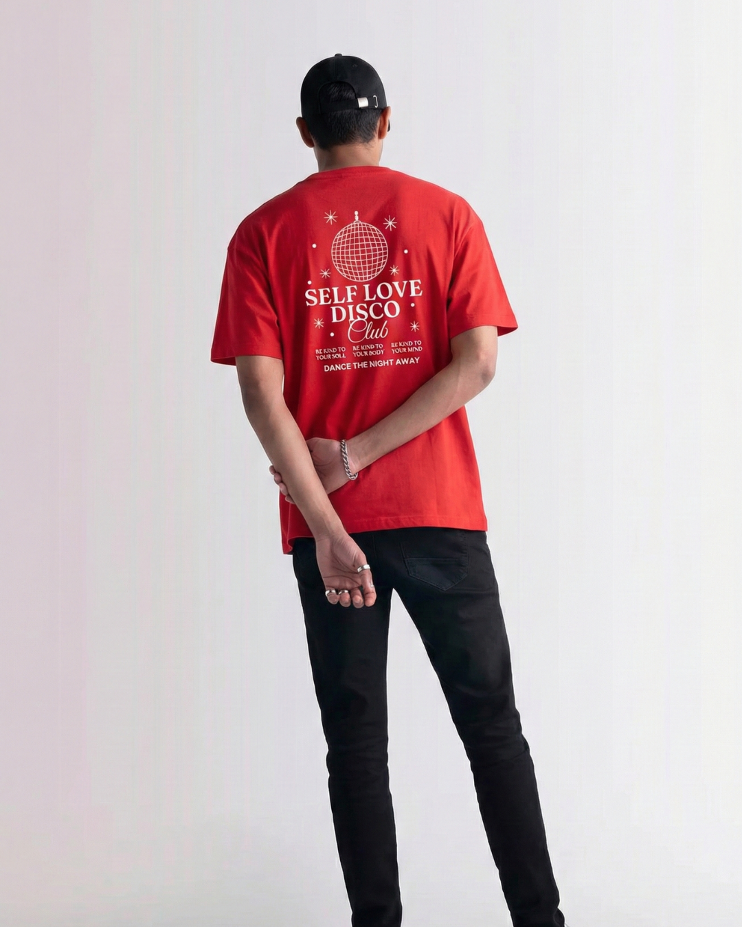 The Self Love Disco Club Tee - Red