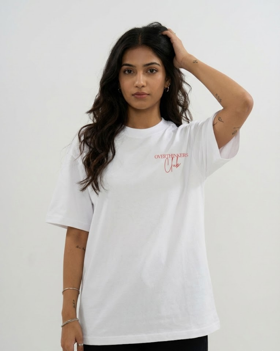The Overthinks Club Tee - White