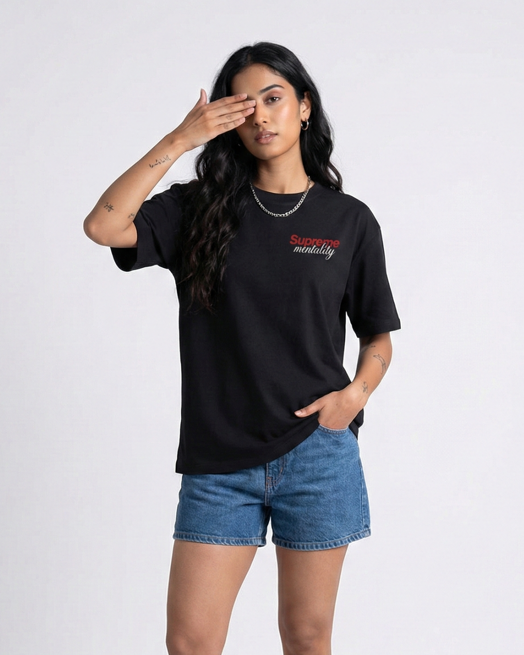 The Supreme Mentality Tee - Black