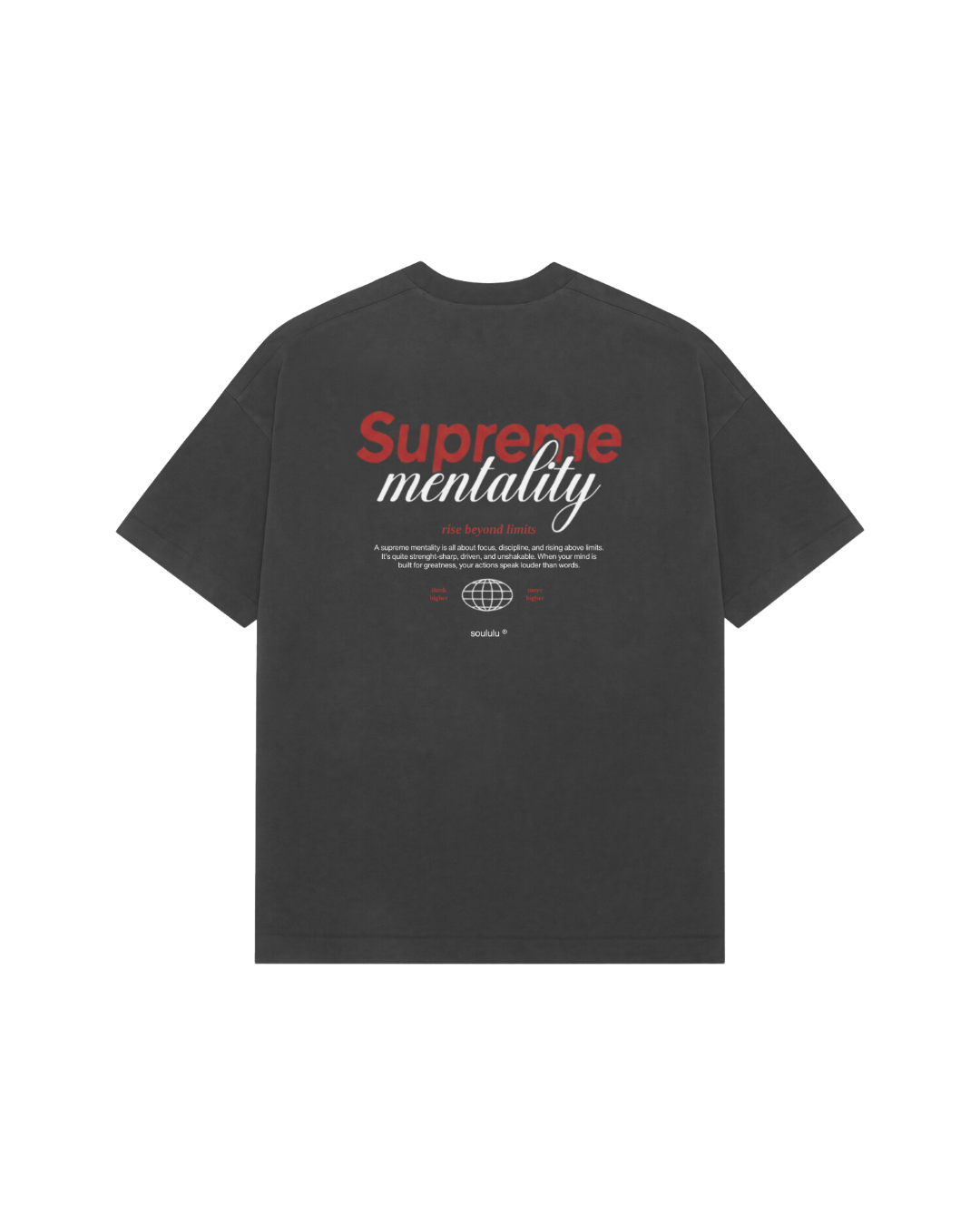 The Supreme Mentality Tee - Black