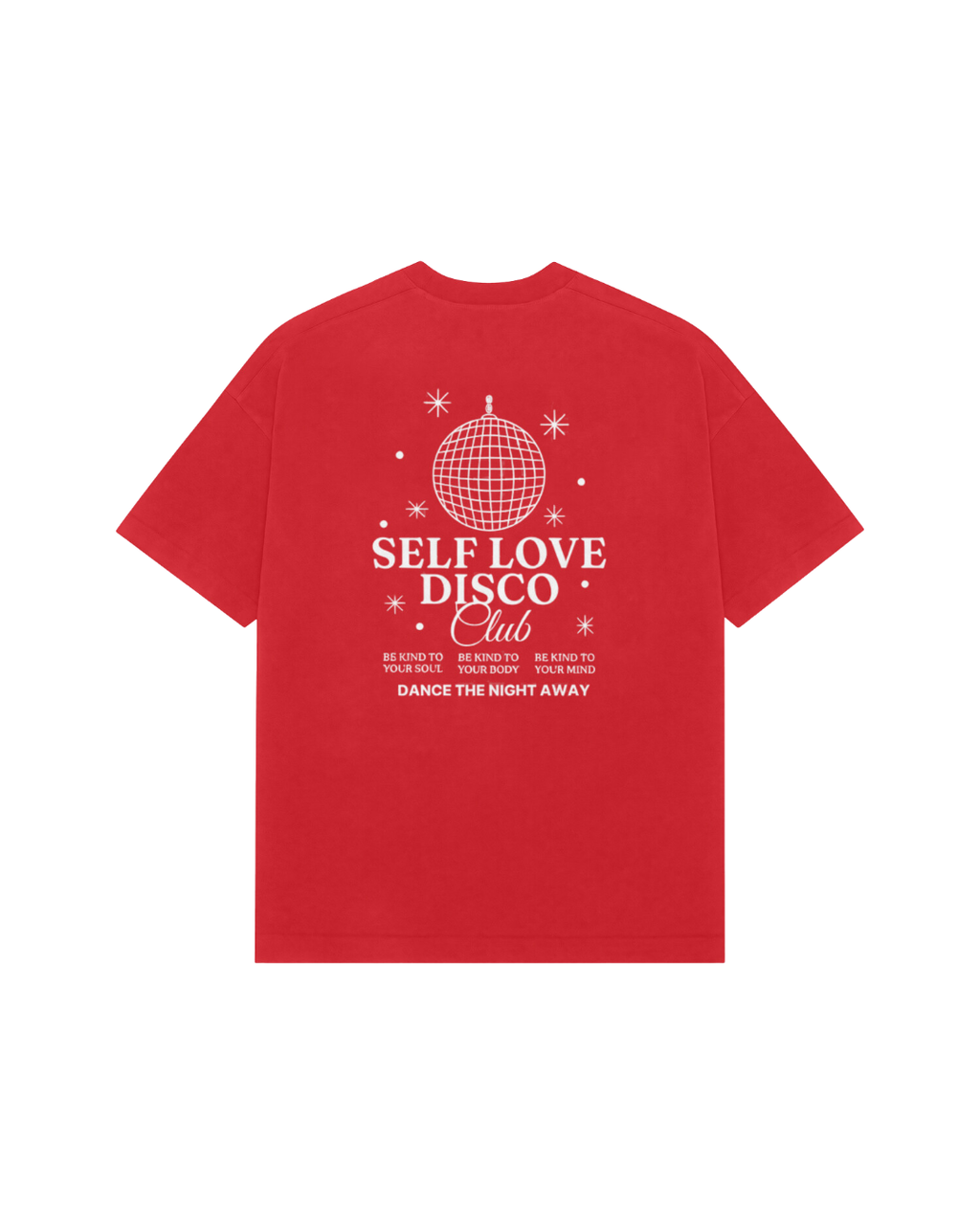 The Self Love Disco Club Tee - Red