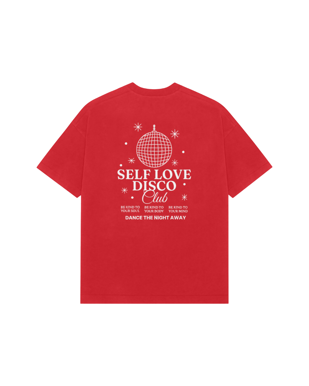 The Self Love Disco Club Tee - Red